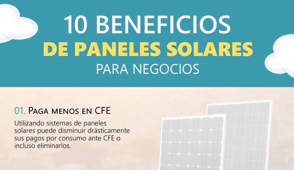 10 Beneficios para Negocios que utilizan Paneles Solares en Mexico