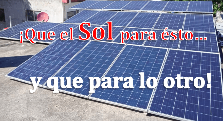 Sistema solar fotovoltaico para bombeo