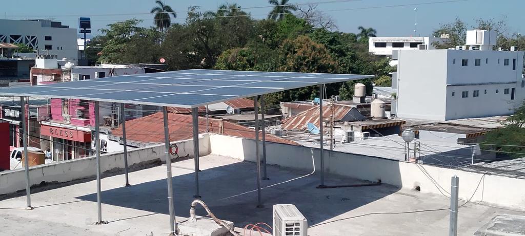 Paneles Solares en el Centro de Ciudad Valles